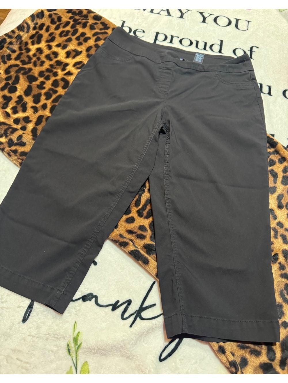 Westbound Women's Capri Pants, Black, Size 14